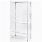 Kovový regál STANDARD T 1500x750x300/4 bílý